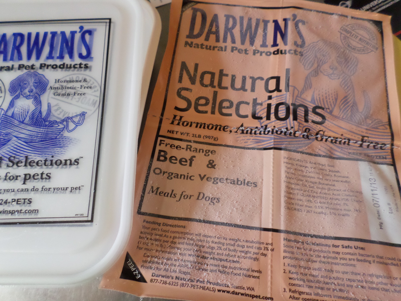 darwin's raw dog food